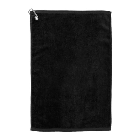 16" x 25" Terry Golf Towel - Black