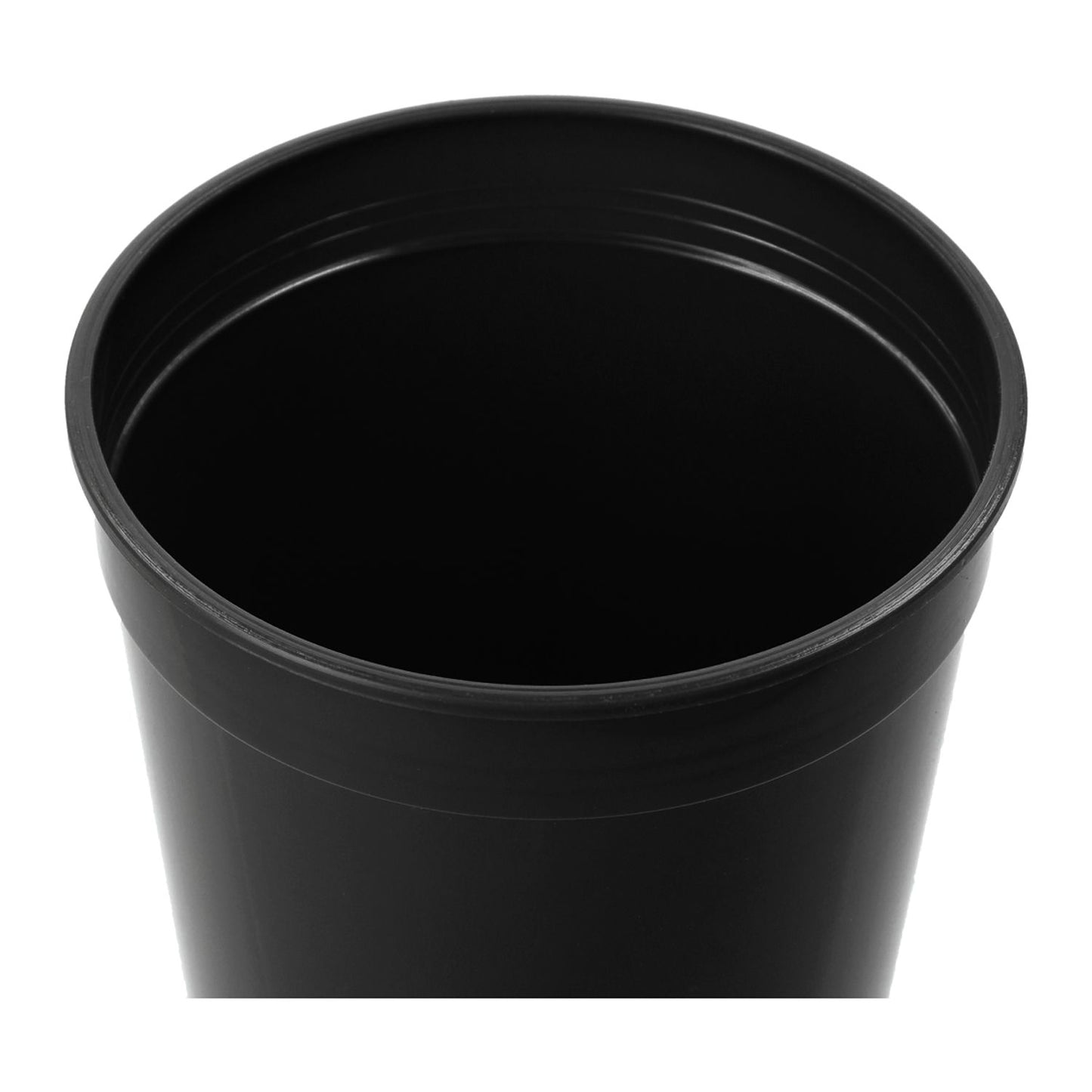 Solid 32oz Recycled Stadium Cup - Black