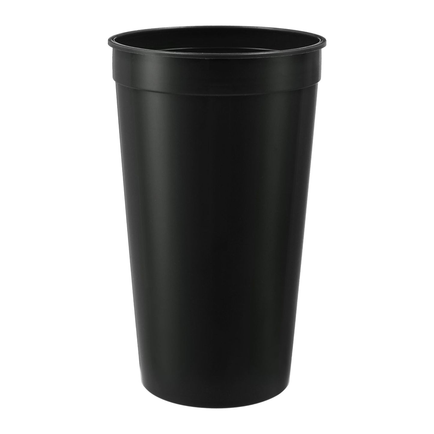 Solid 32oz Recycled Stadium Cup - Black