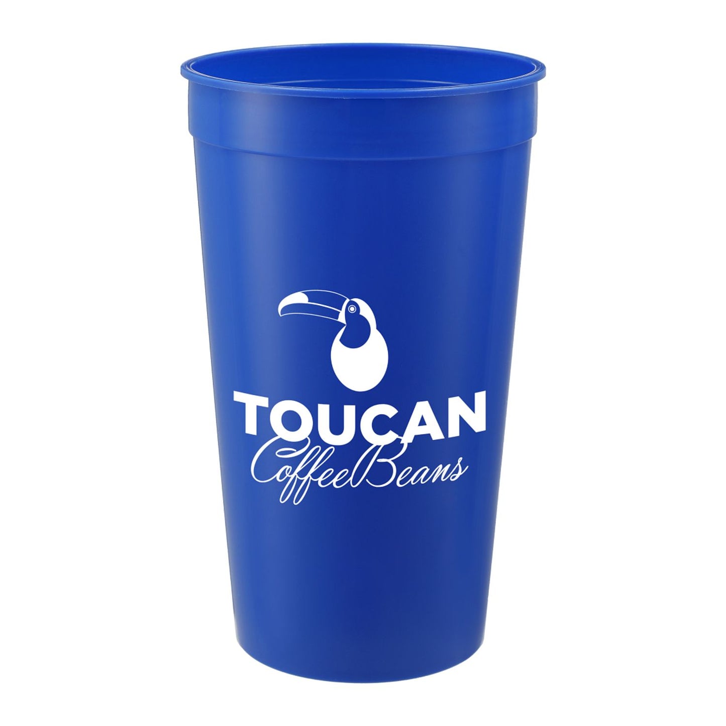 Solid 32oz Recycled Stadium Cup - Blue