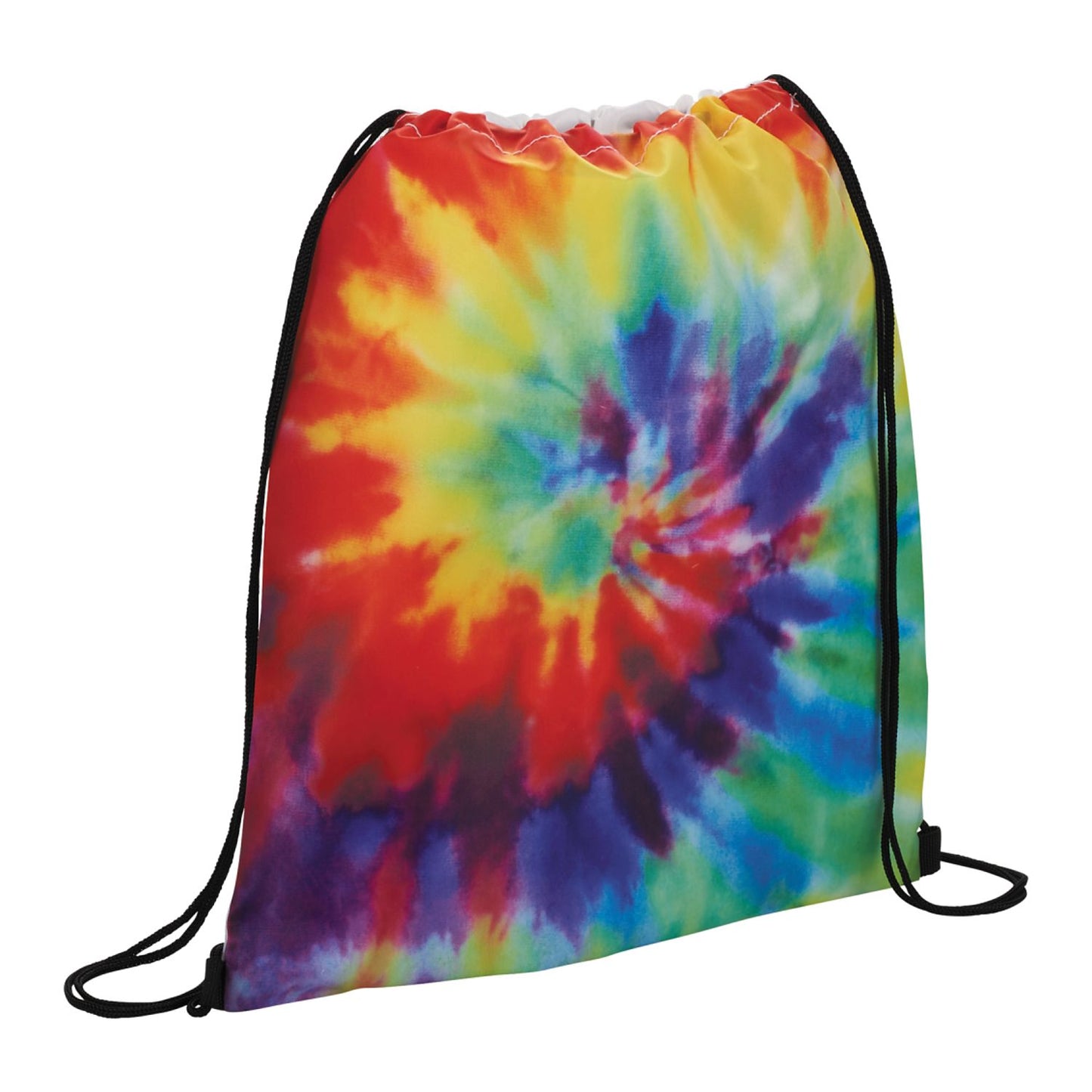 Tie Dye Drawstring Bag - Multi-Colored