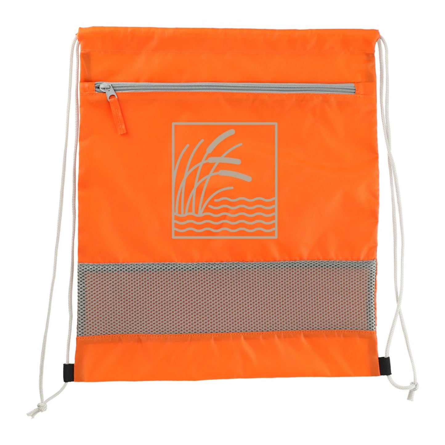 Sparks Recycled Drawstring Bag - Orange