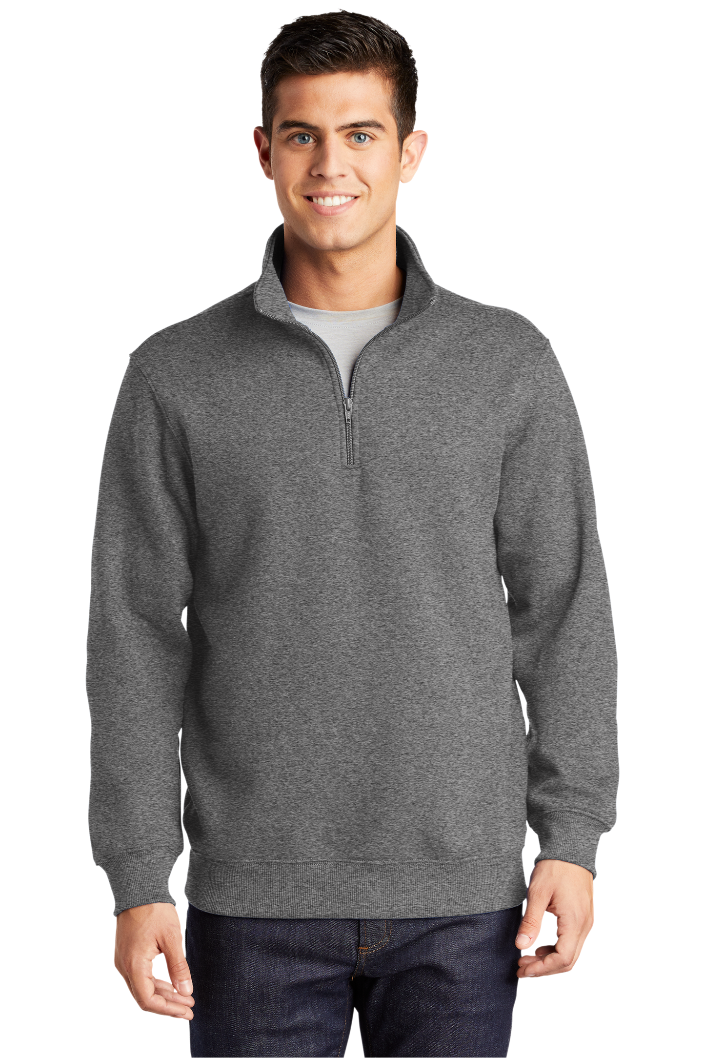 Sport-Tek® 1/4-Zip Sweatshirt - Vintage Heather