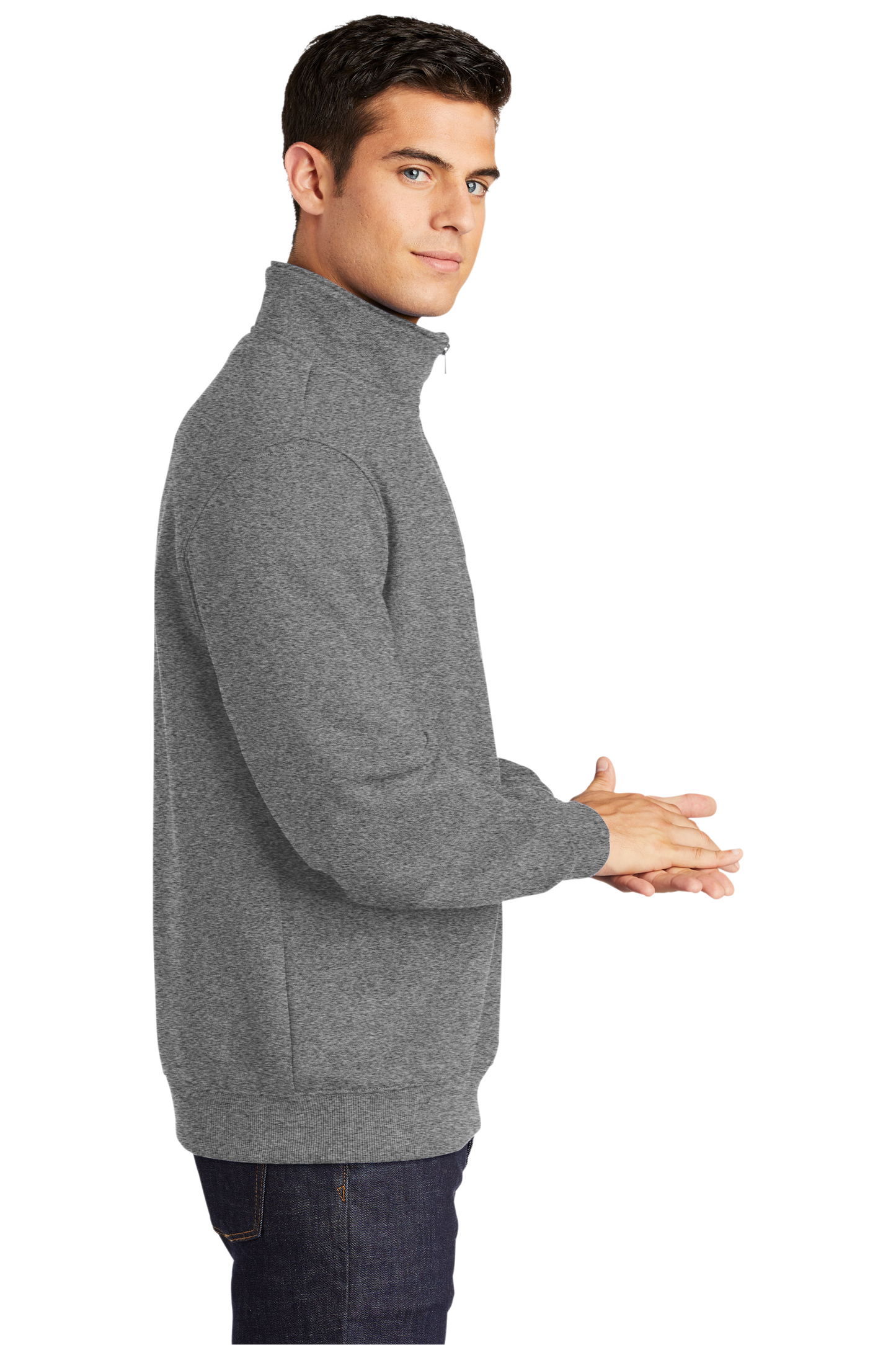 Sport-Tek® 1/4-Zip Sweatshirt - Vintage Heather