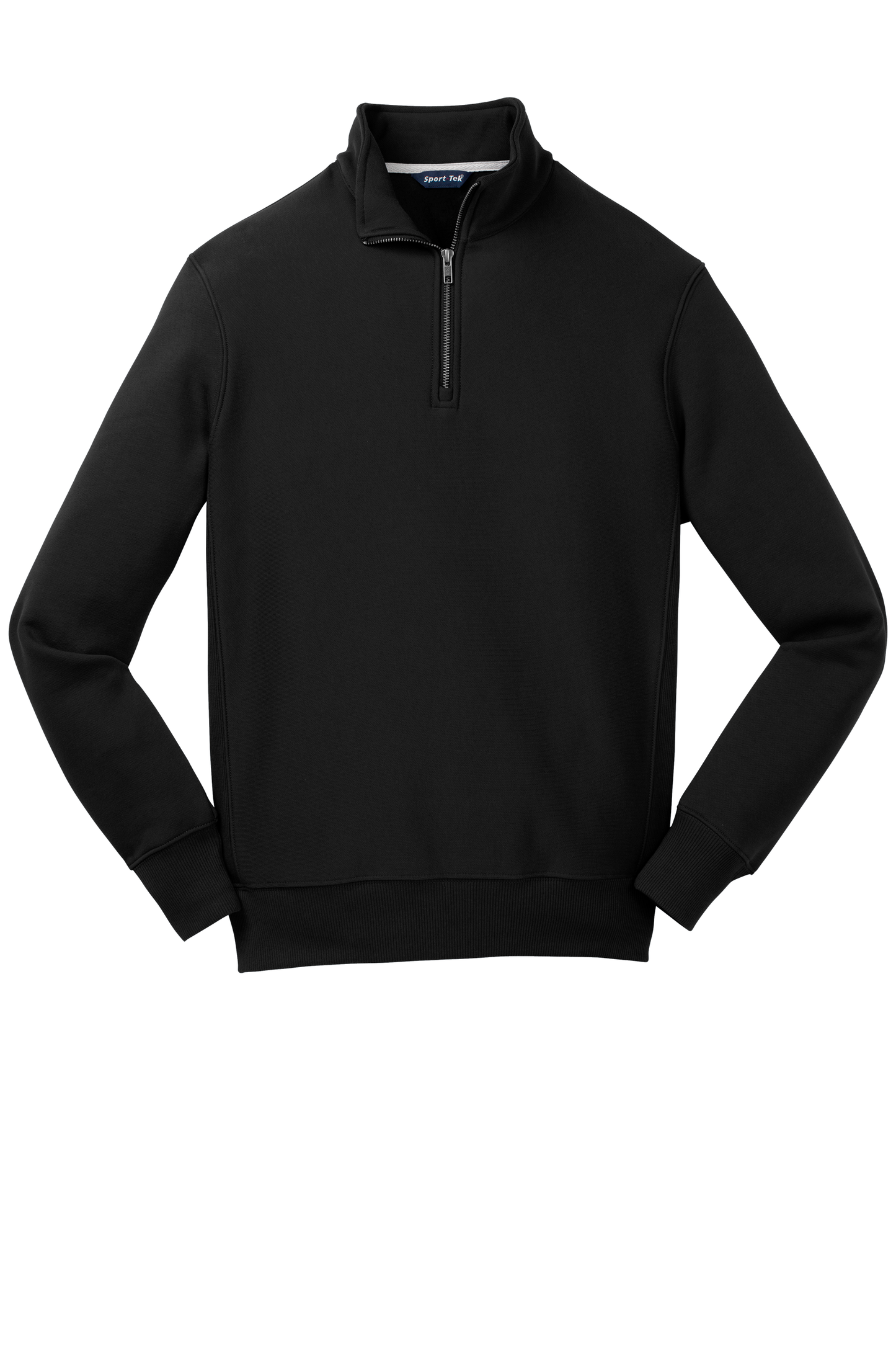 Sport-Tek® Super Heavyweight 1/4-Zip Pullover Sweatshirt - Black