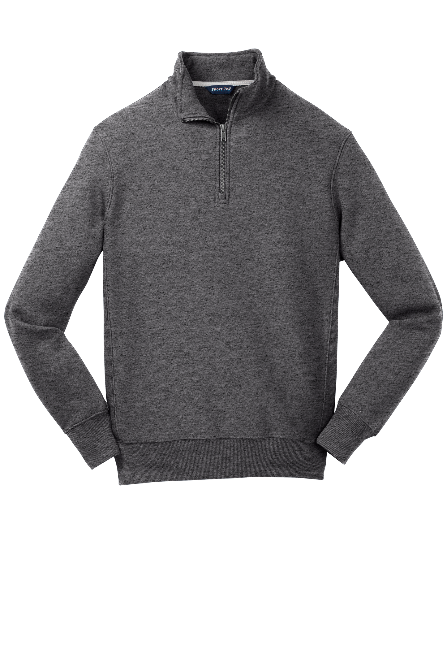 Sport-Tek® Super Heavyweight 1/4-Zip Pullover Sweatshirt - Graphite Heather