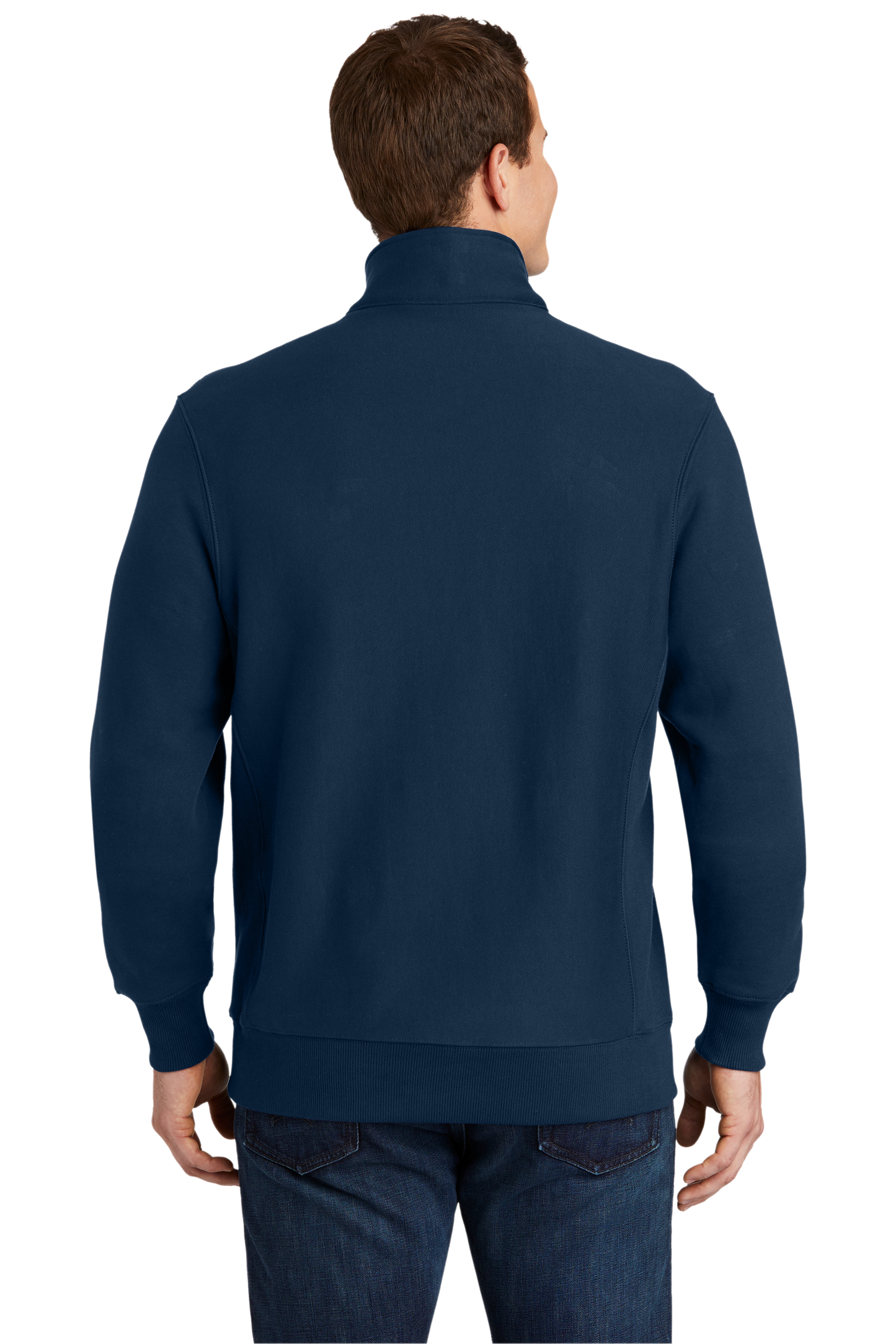 Sport-Tek® Super Heavyweight 1/4-Zip Pullover Sweatshirt - True Navy