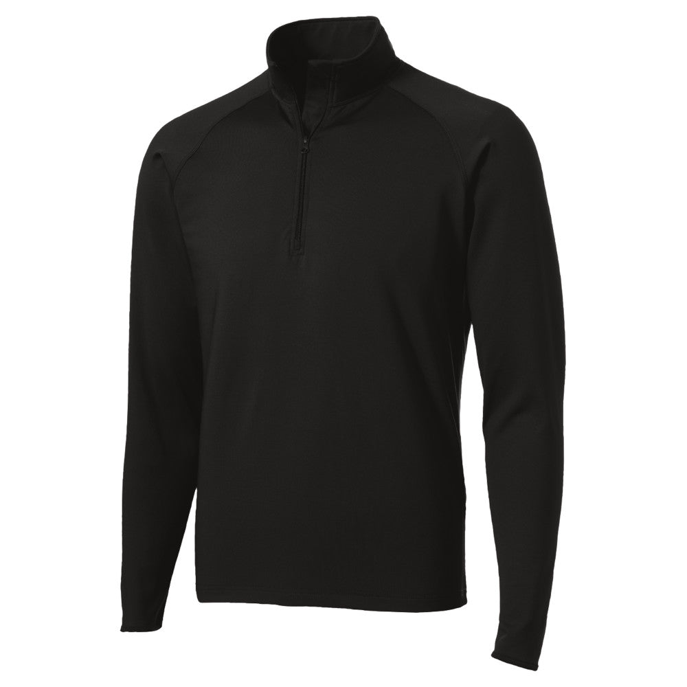 Sport-Tek® Sport-Wick® Stretch 1/4-Zip Pullover - Black