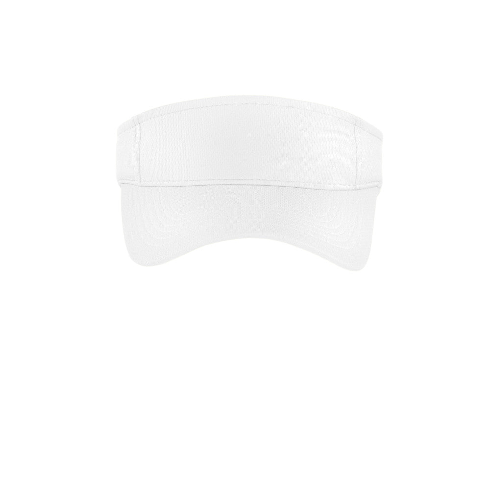 Sport-Tek® PosiCharge® RacerMesh® Visor - White