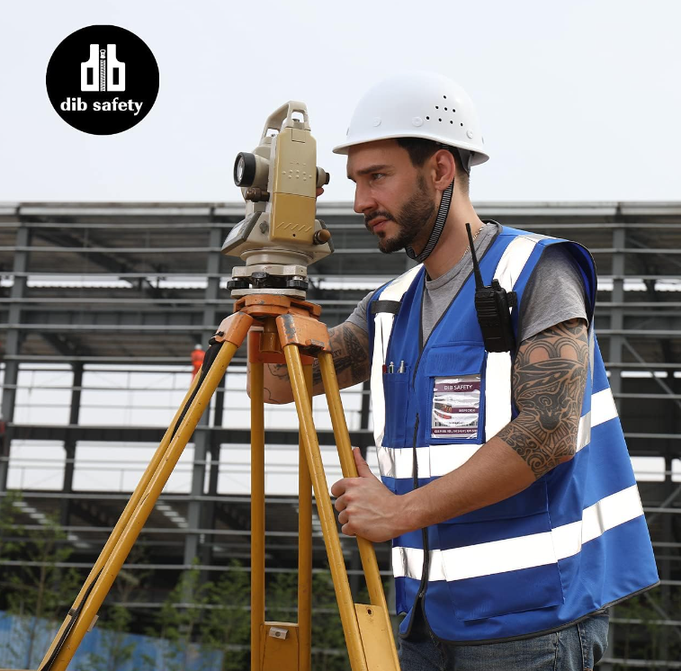 Dib Safety Reflective Vest - Blue