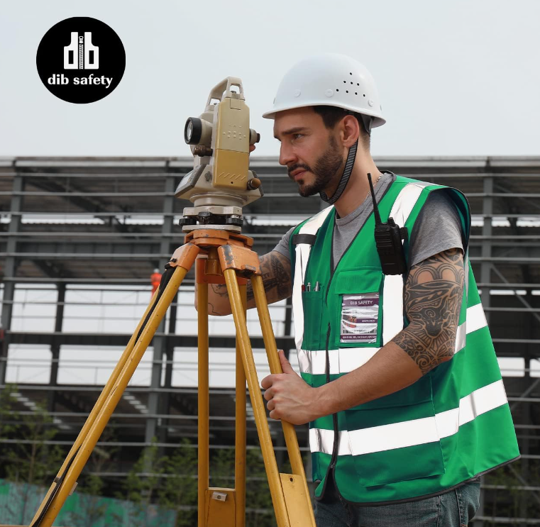 Dib Safety Reflective Vest - Green
