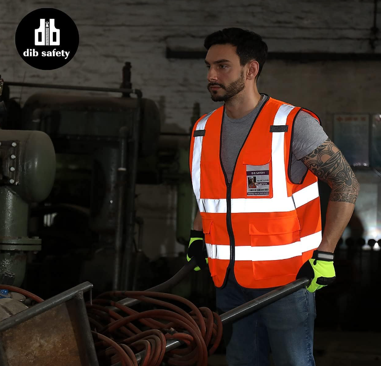 Dib Safety Reflective Vest - Orange