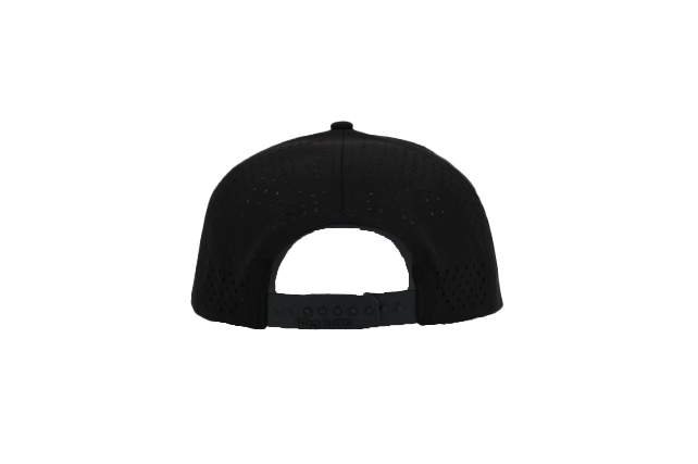 1010 Hats Five-panel Rope Dry-Fit Performance Hat - Black