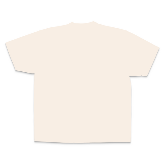 Heavyweight Garment Dye Short Sleeve Tee - Cream