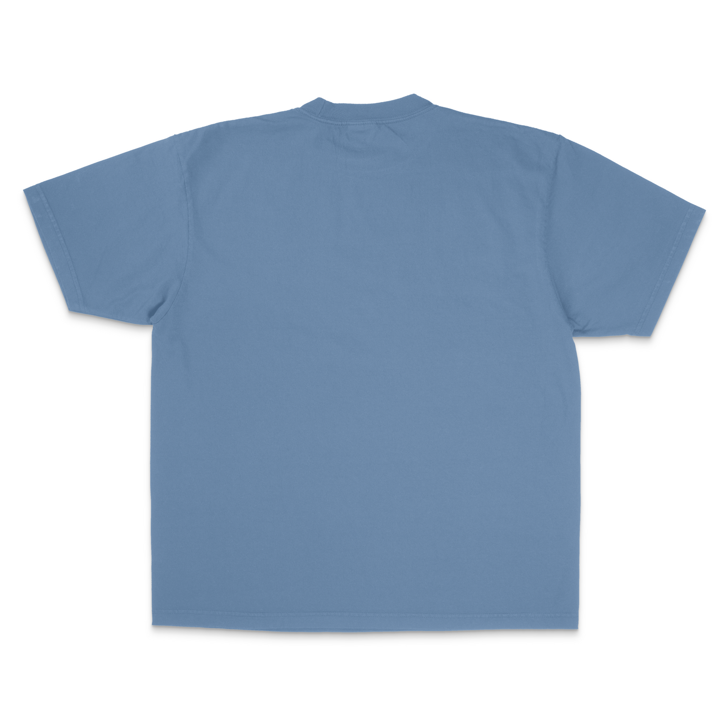 Heavyweight Garment Dye Short Sleeve Tee - Washed Denim