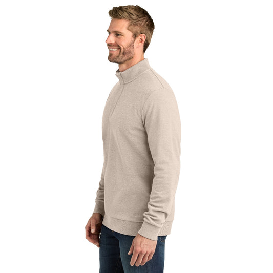 TravisMathew Ocean Villa 1/4-Zip - Natural Heather