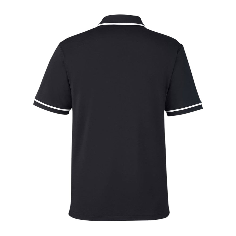 Under Armour Men's Tipped Teams Performance Polo - Black/White