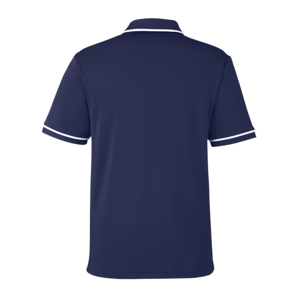 Under Armour Men's Tipped Teams Performance Polo - Midnight Navy/White