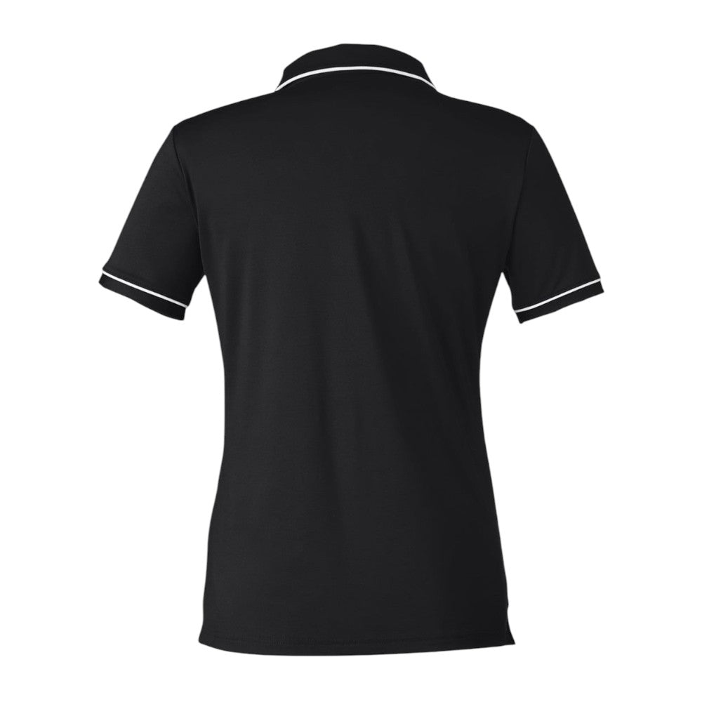 Under Armour Women's Tipped Teams Performance Polo - Black/White