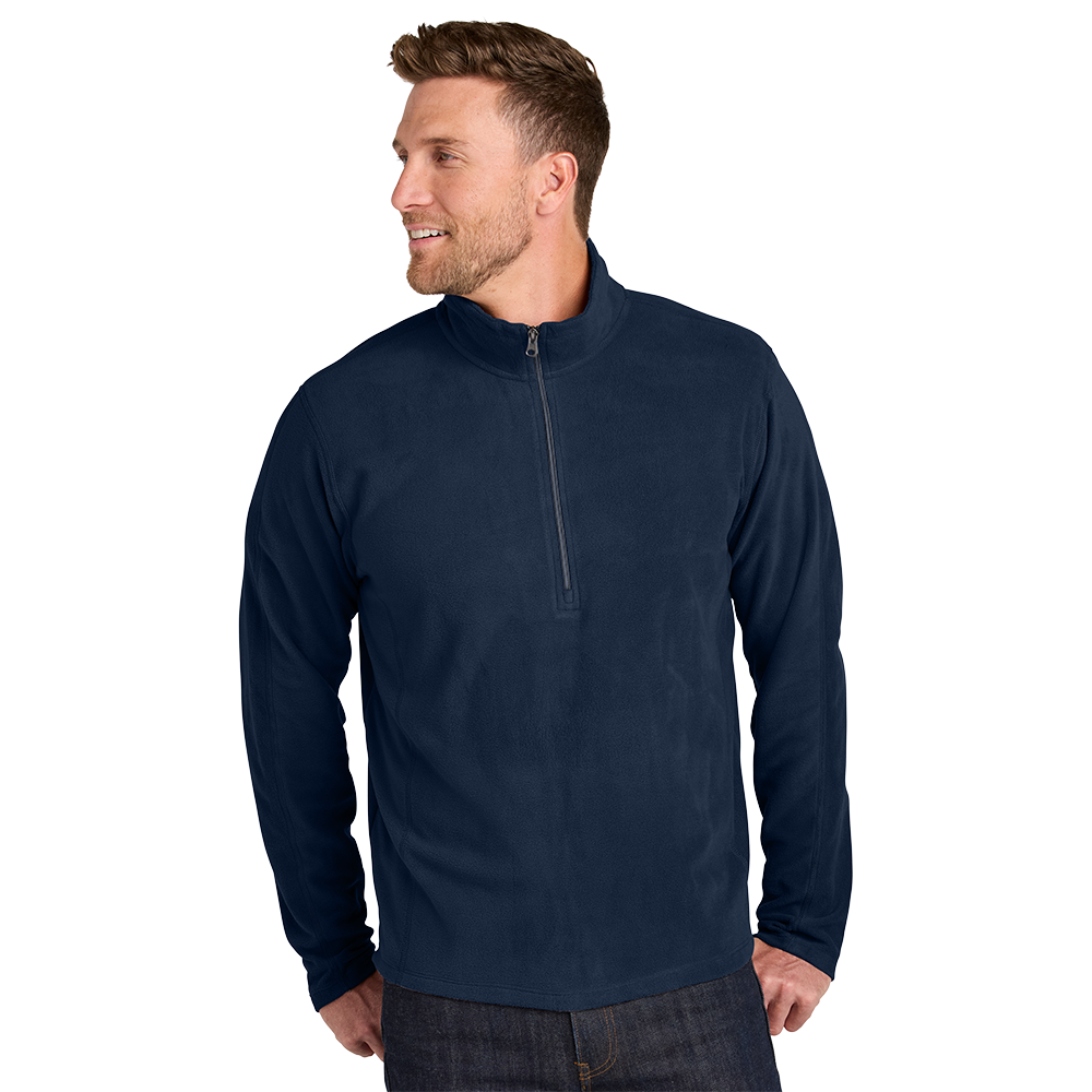 Port Authority® Microfleece 1/2-Zip Pullover - True Navy