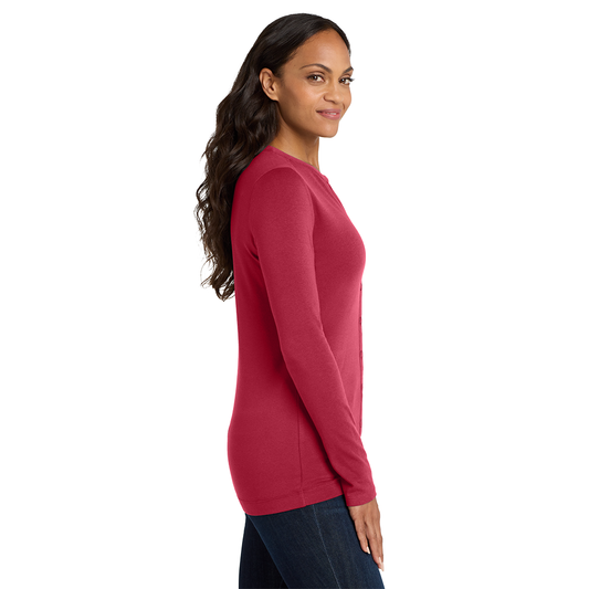 Port Authority® Women's Concept Stretch Button-Front Cardigan - Rich Red