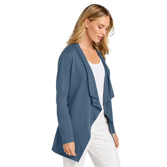 Port Authority® Women’s Breakwater Open Cardigan - Dusk Blue