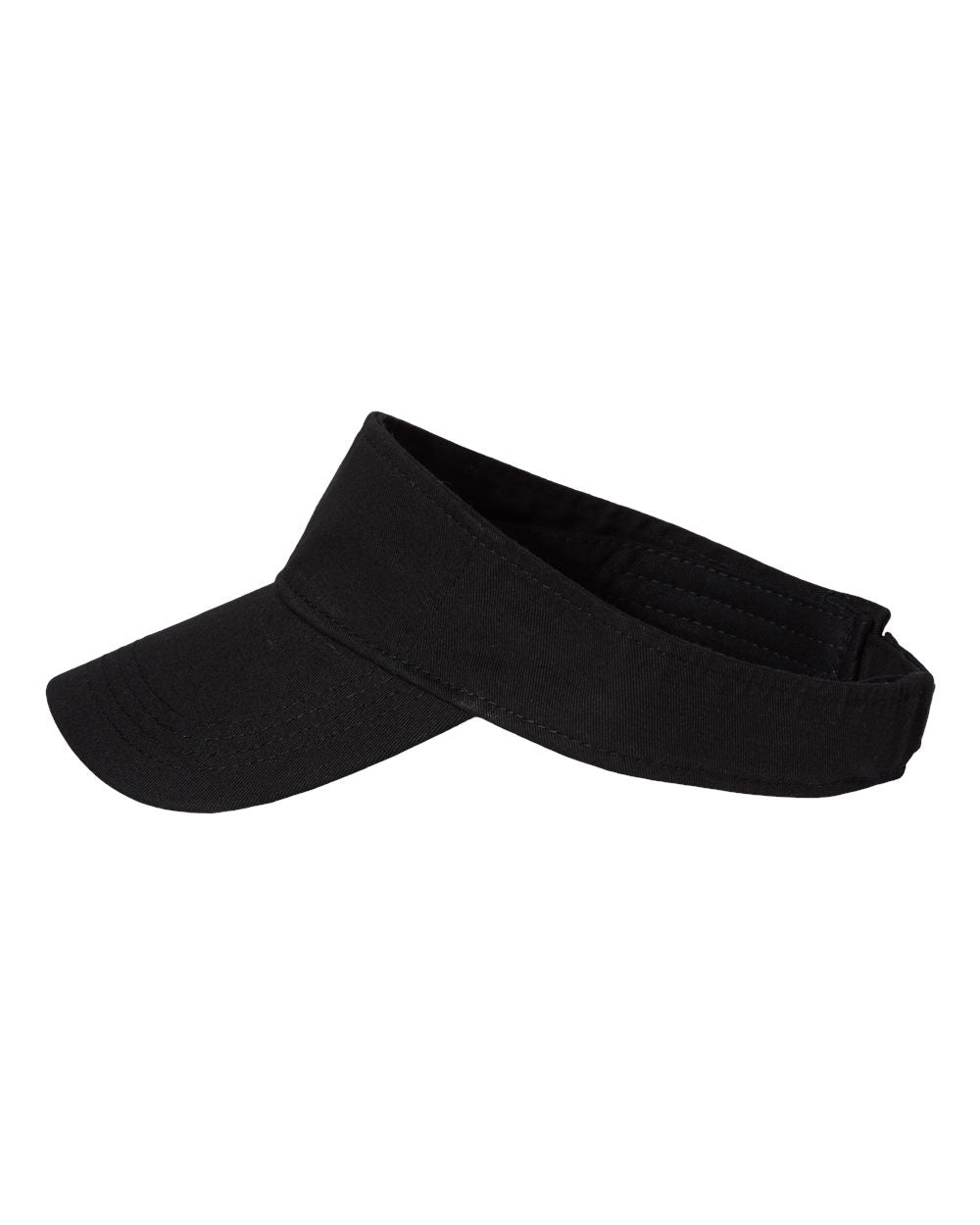 Valucap - Bio-Washed Visor - Black