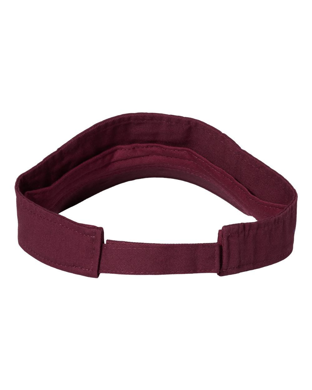 Valucap - Bio-Washed Visor - Maroon