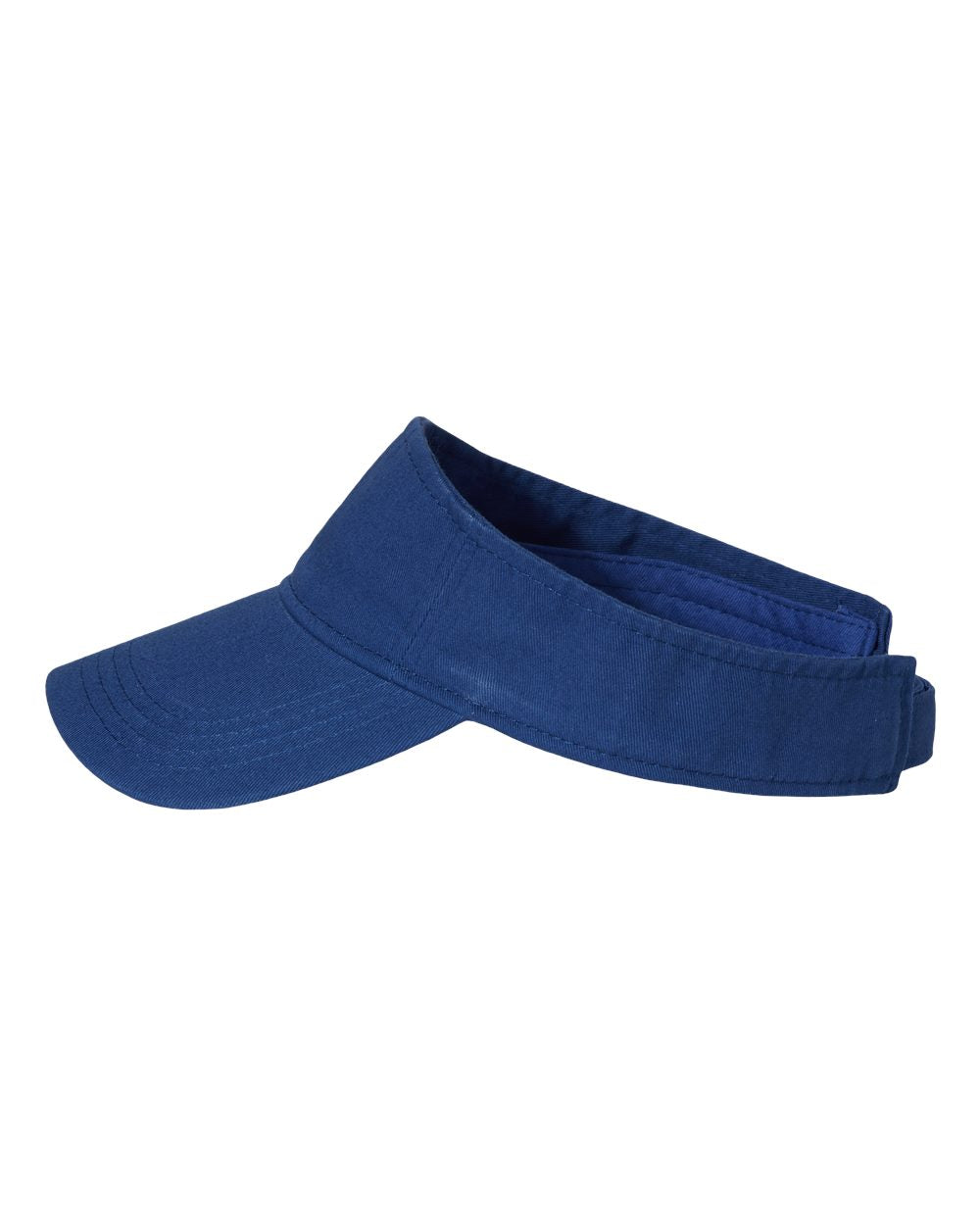 Valucap - Bio-Washed Visor - Royal Blue