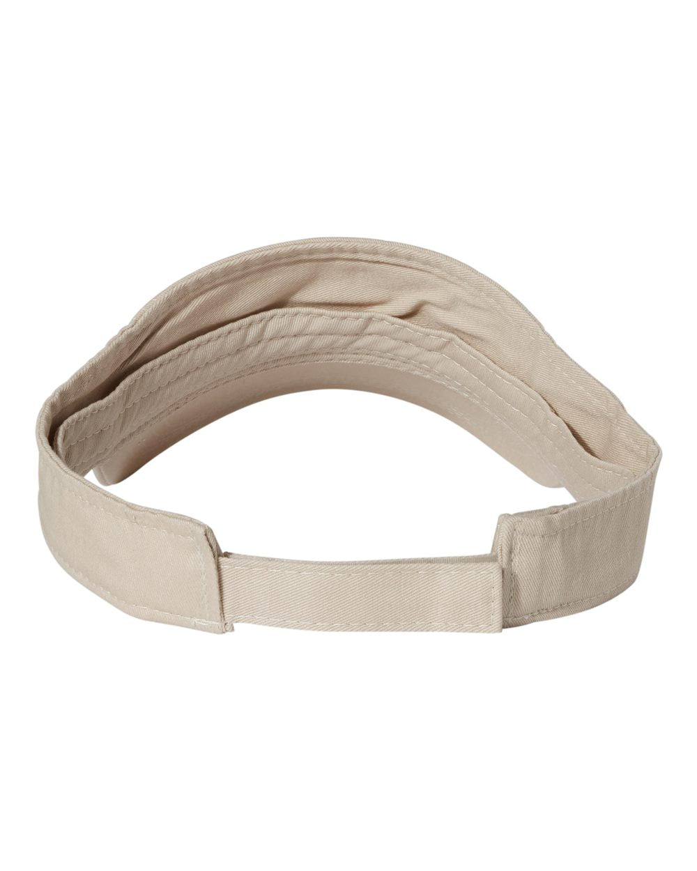 Valucap - Bio-Washed Visor - Stone