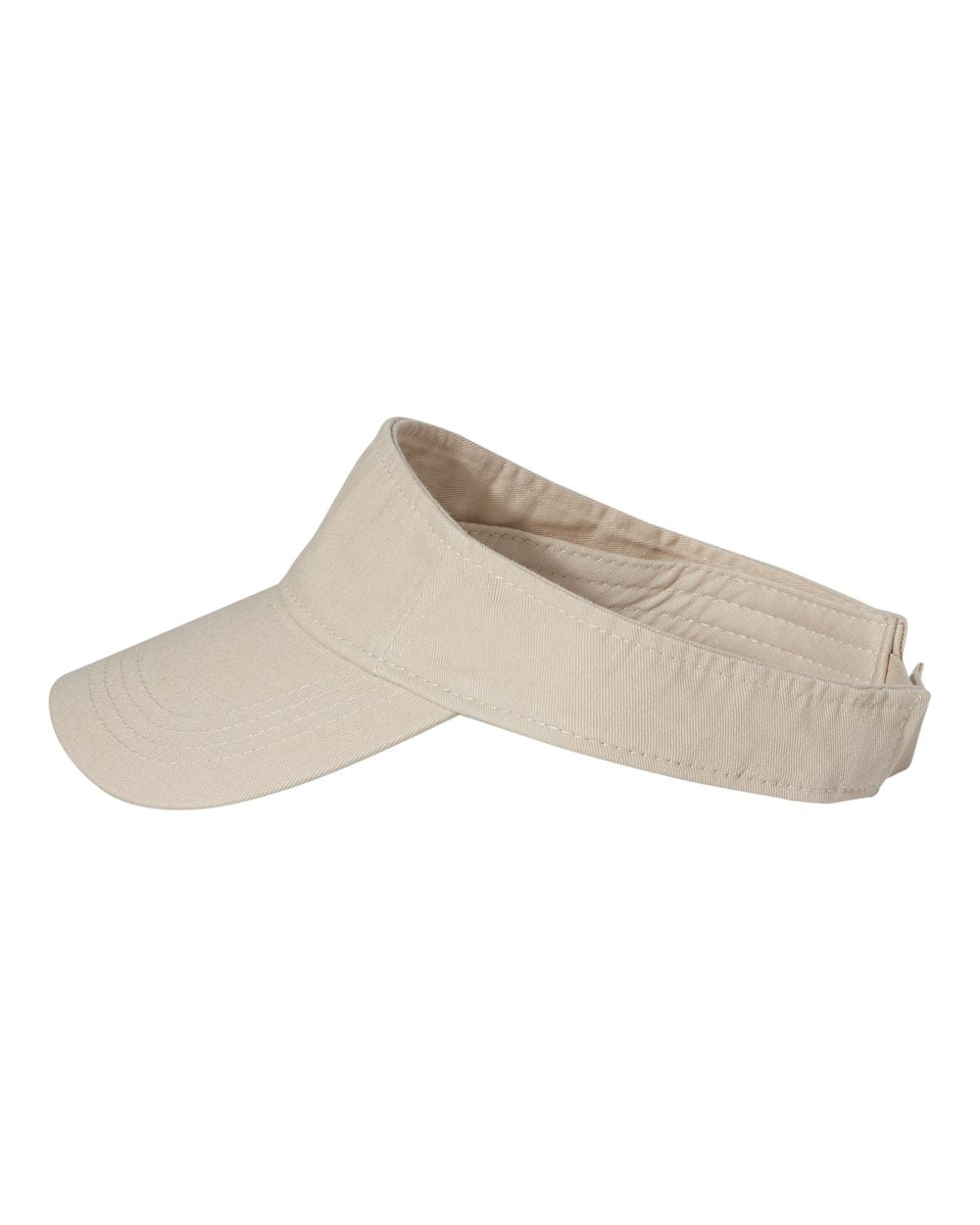 Valucap - Bio-Washed Visor - Stone