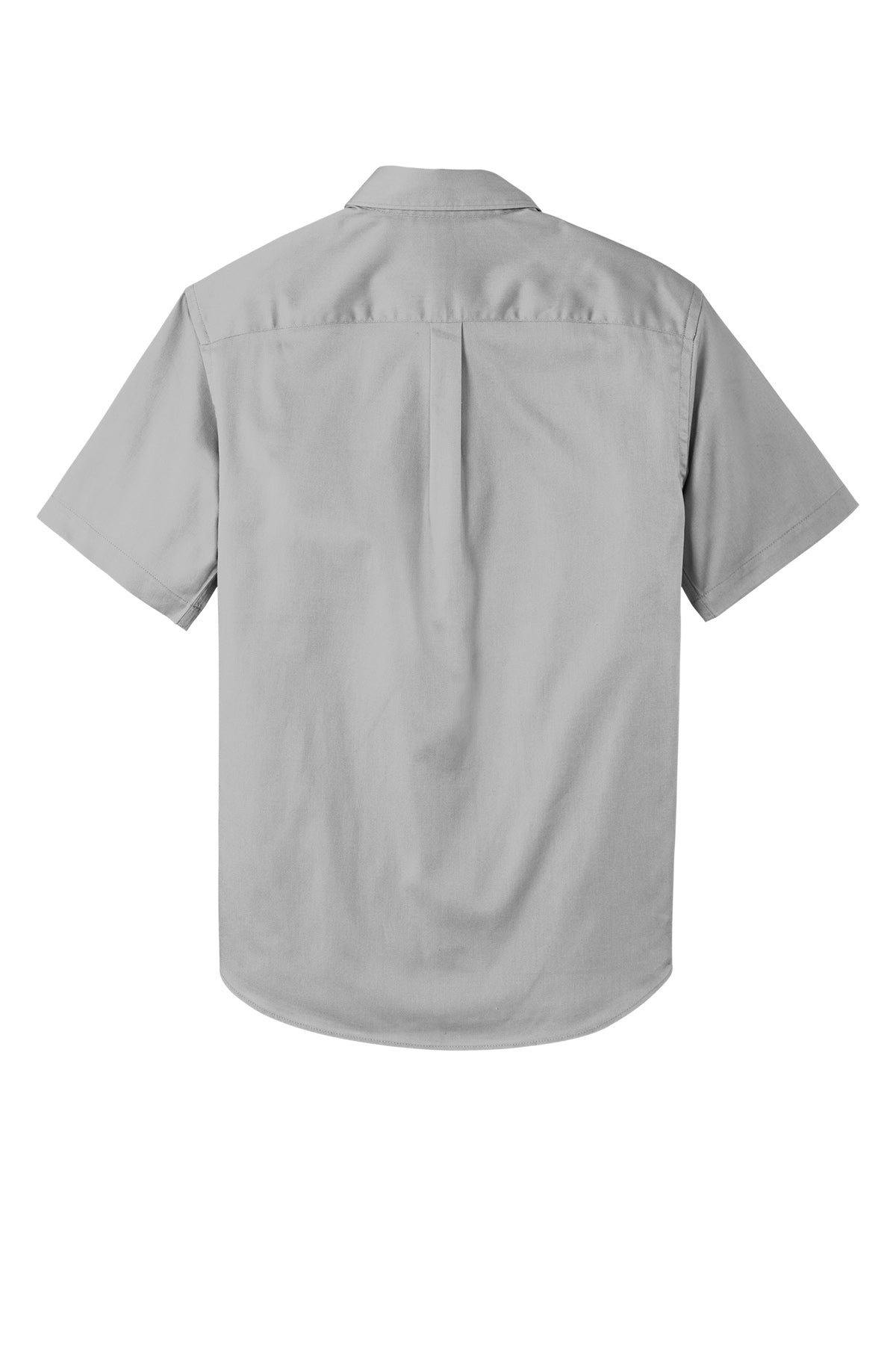Port Authority® Short Sleeve SuperPro React™ Twill Shirt - Gusty Grey