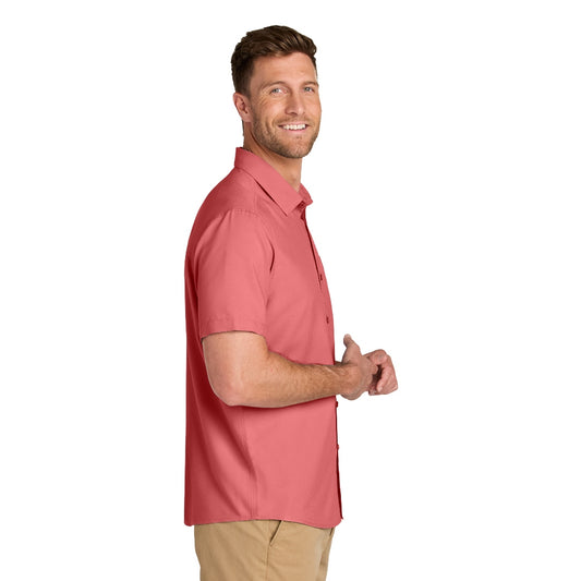 Port Authority® Short Sleeve UV Dockside Shirt - Coral Reef