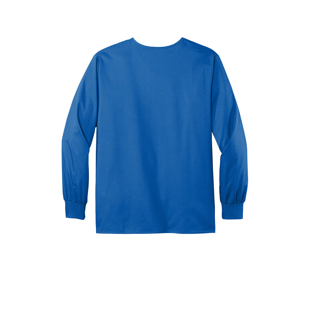 Wink™ Unisex WorkFlex™ Snap-Front Scrub Jacket - Royal