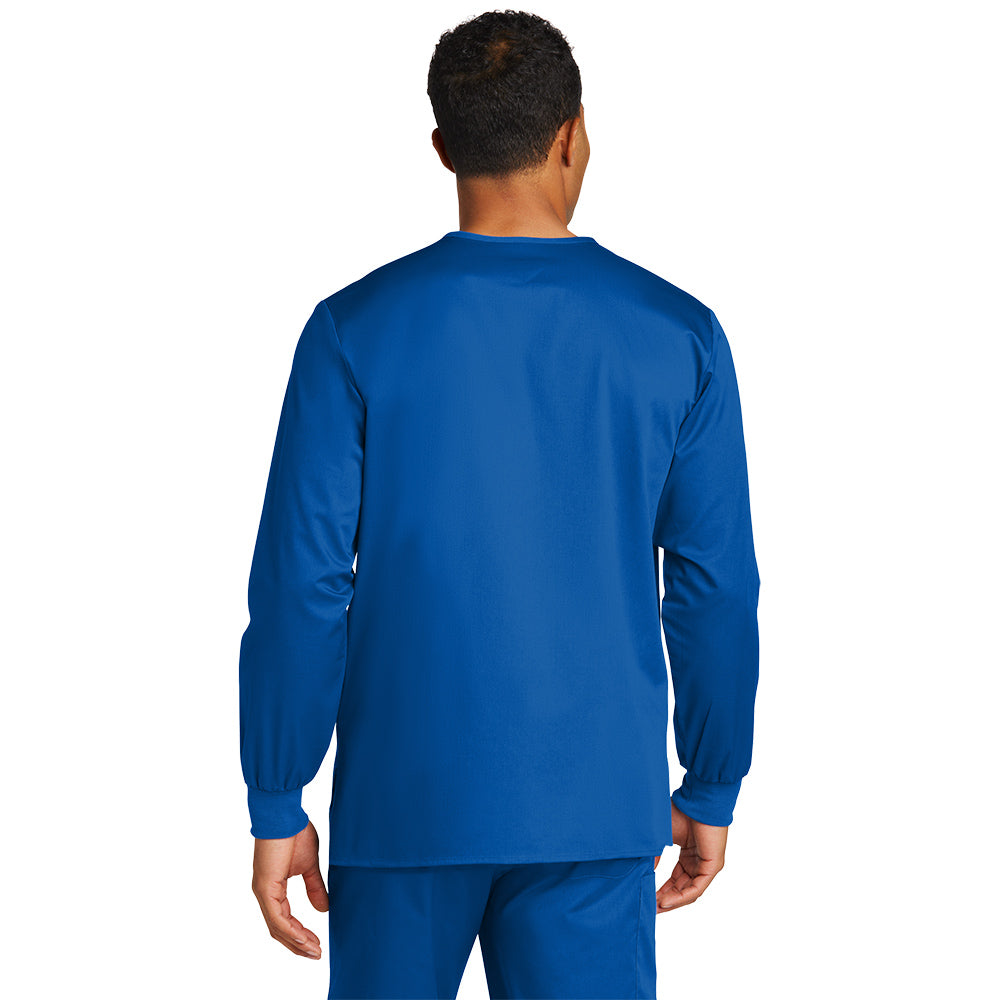 Wink™ Unisex WorkFlex™ Snap-Front Scrub Jacket - Royal
