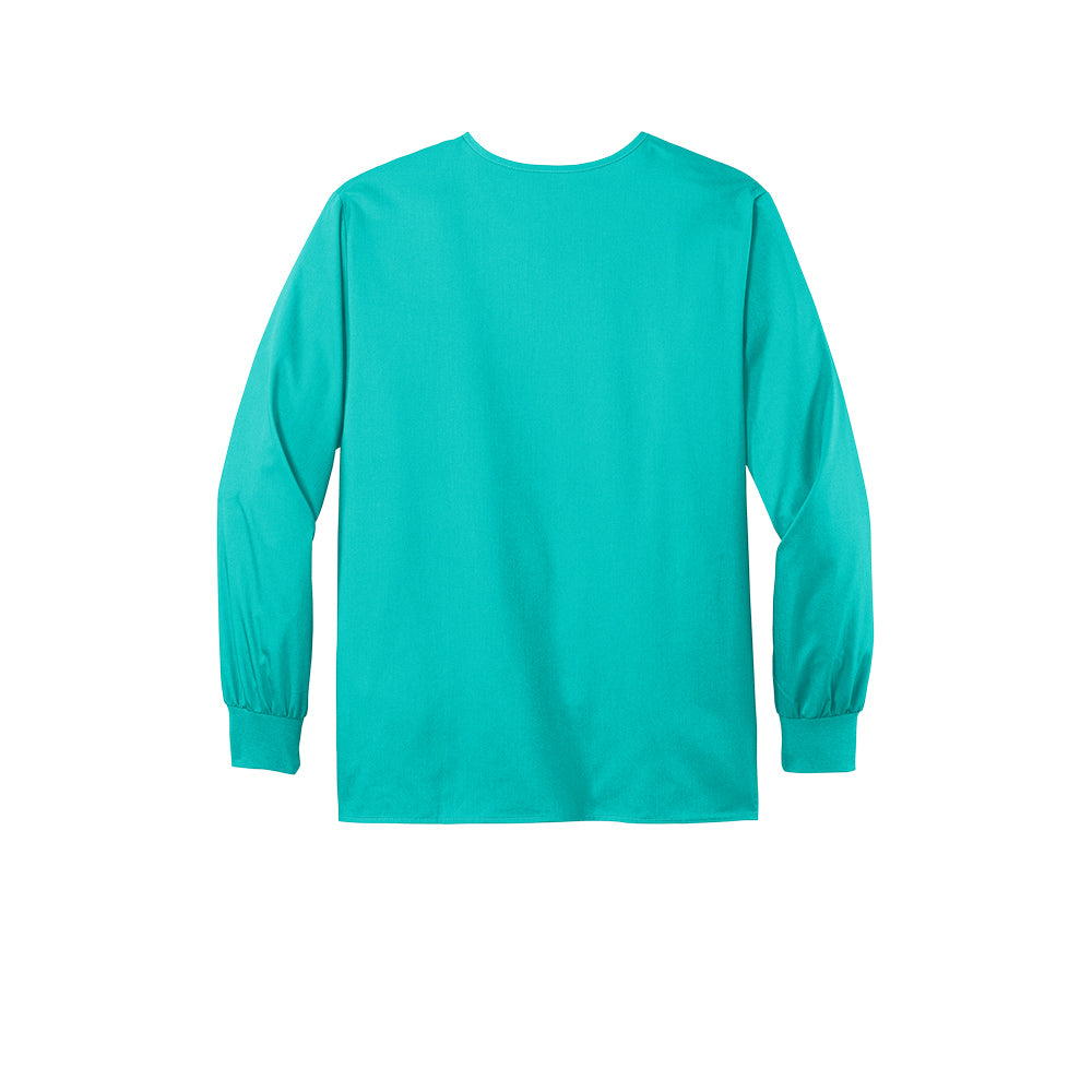 Wink™ Unisex WorkFlex™ Snap-Front Scrub Jacket - Teal