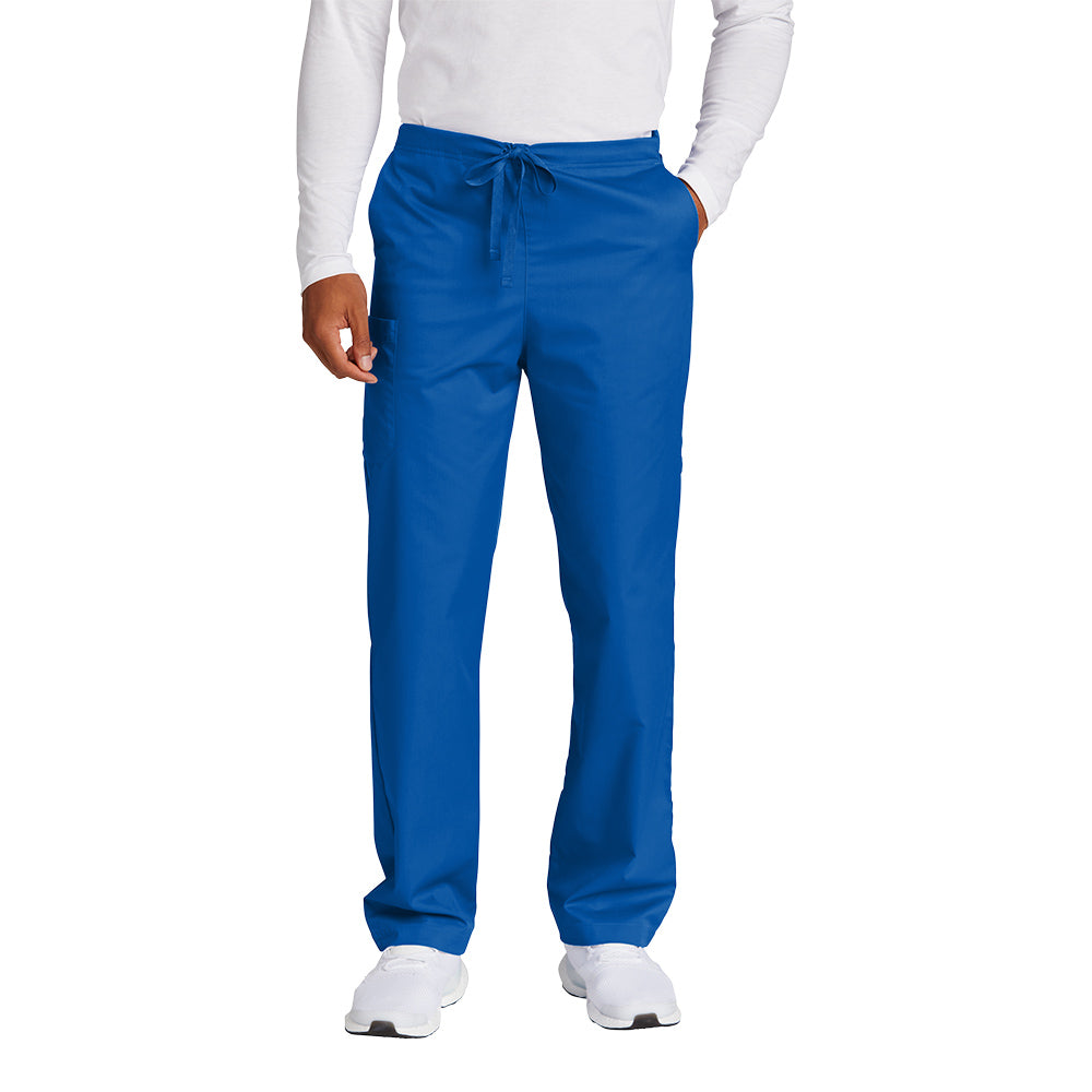 WonderWink® Men’s WorkFlex™ Mock Wrap Cargo Pants - Royal