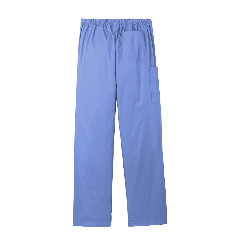 WonderWink® Men’s WorkFlex™ Mock Wrap Cargo Pants - Ceil Blue