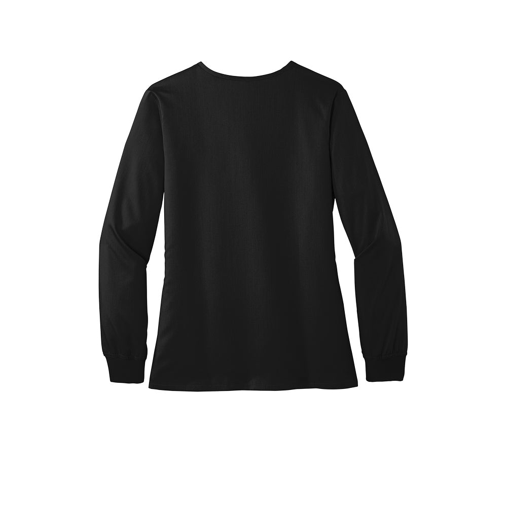 Wink™ Women’s Premiere Flex™ Full-Zip Scrub Jacket - Black