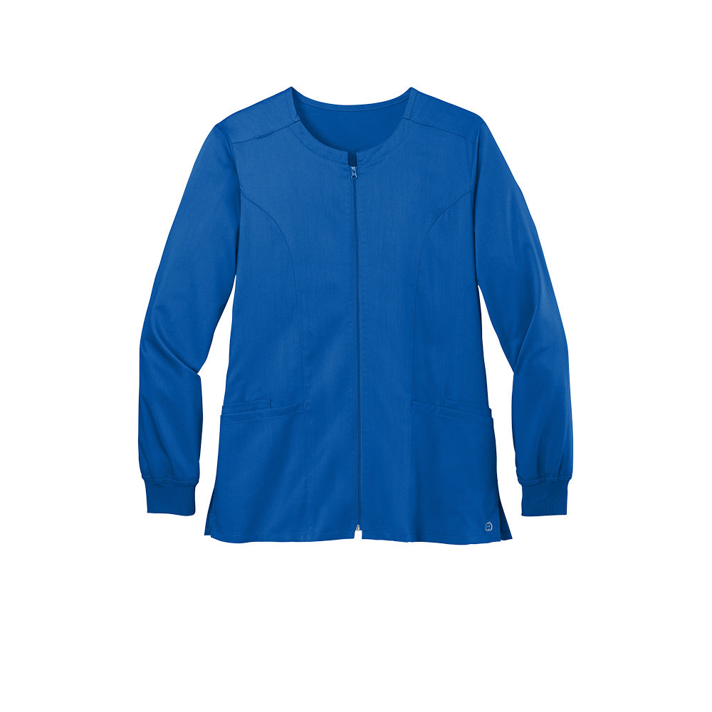 Wink™ Women’s Premiere Flex™ Full-Zip Scrub Jacket - Royal