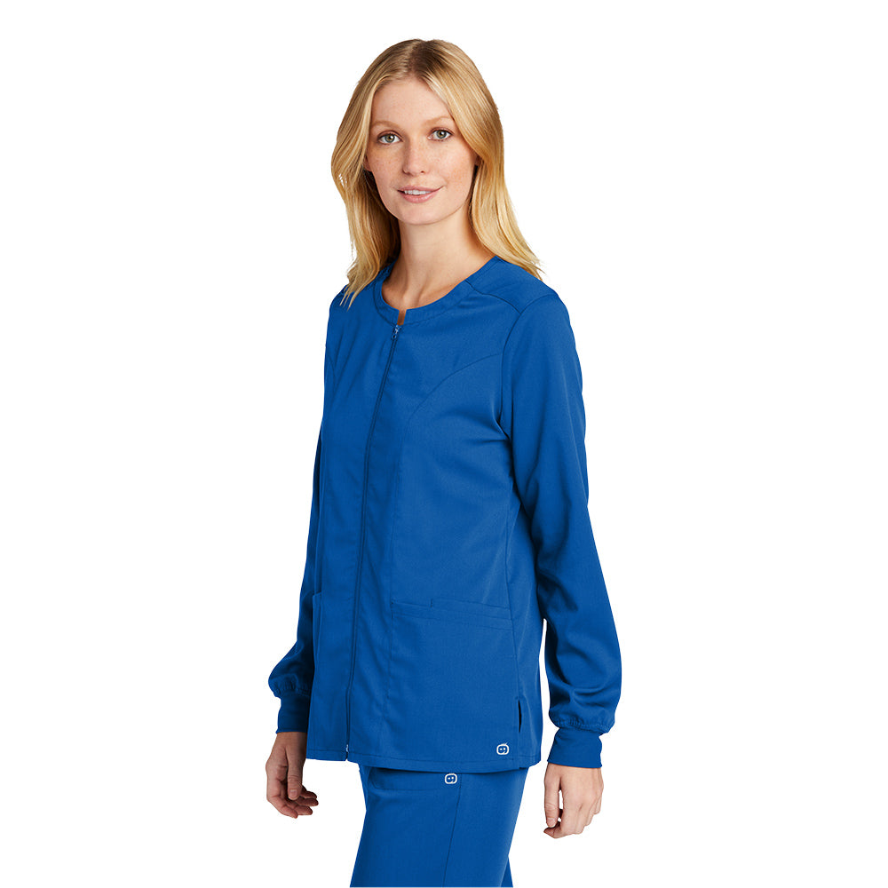 Wink™ Women’s Premiere Flex™ Full-Zip Scrub Jacket - Royal