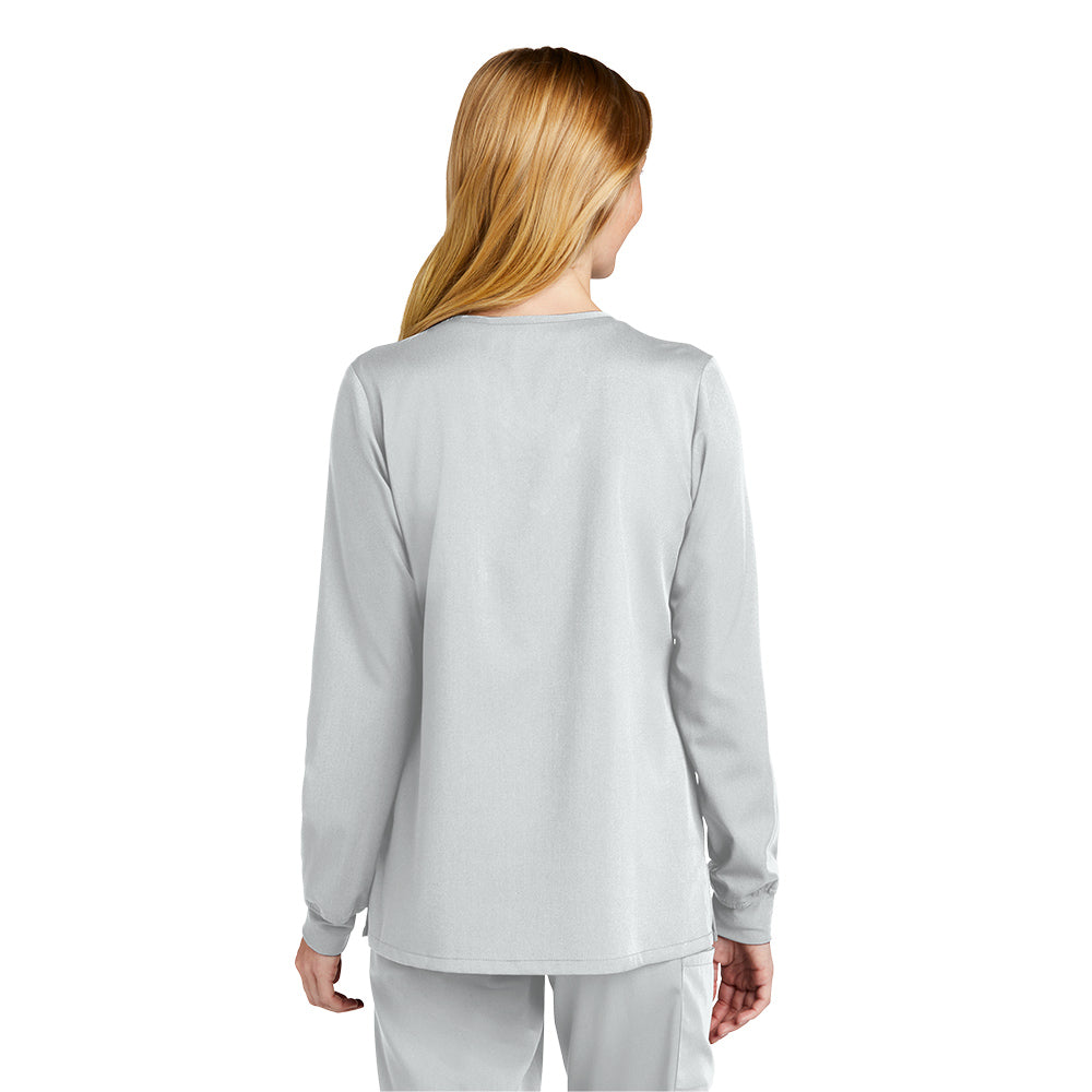 Wink™ Women’s Premiere Flex™ Full-Zip Scrub Jacket - White