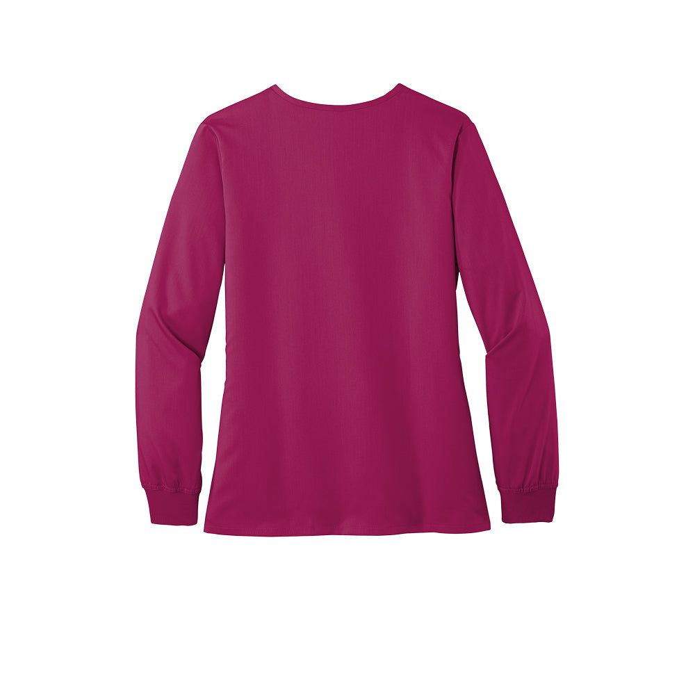 Wink™ Women’s Premiere Flex™ Full-Zip Scrub Jacket - Wine