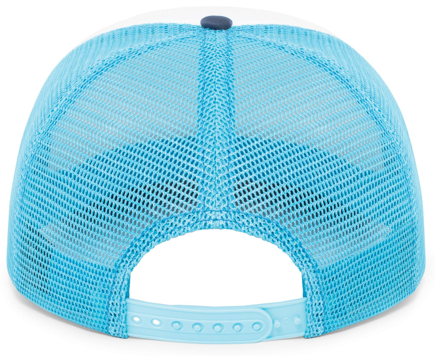 Pacific Headwear Foamie Fresh Trucker Cap - White/Bright Blue/Navy