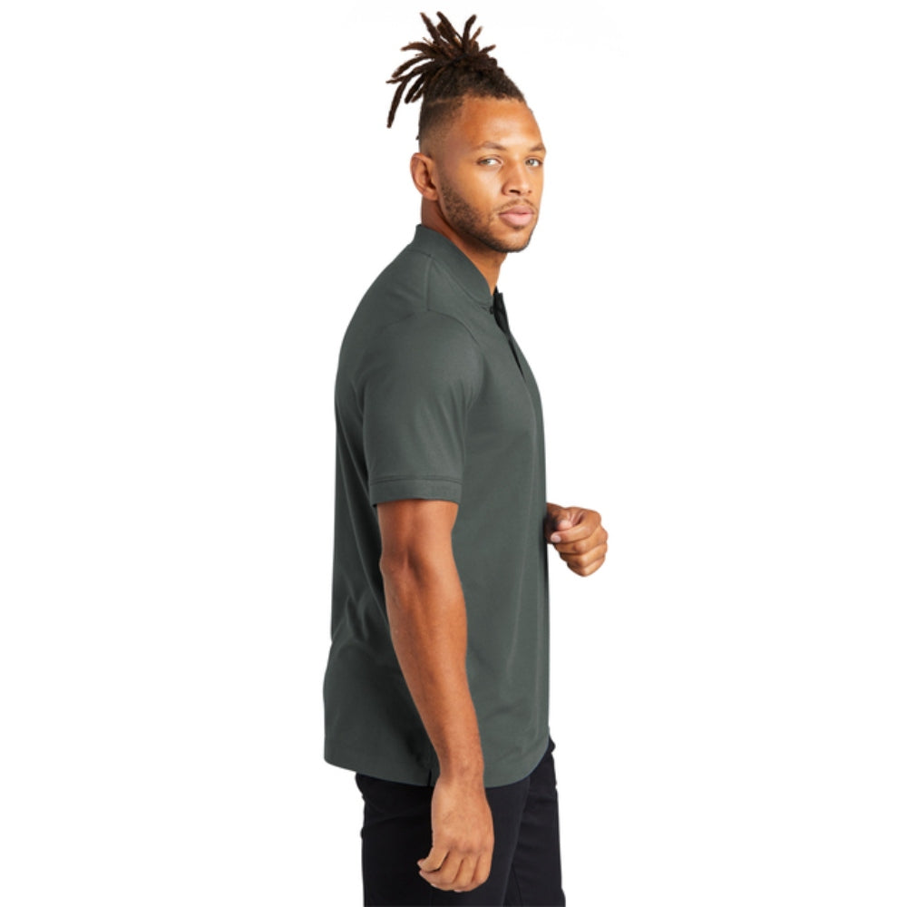 Mercer+Mettle® Stretch Pique Henley - Anchor Grey