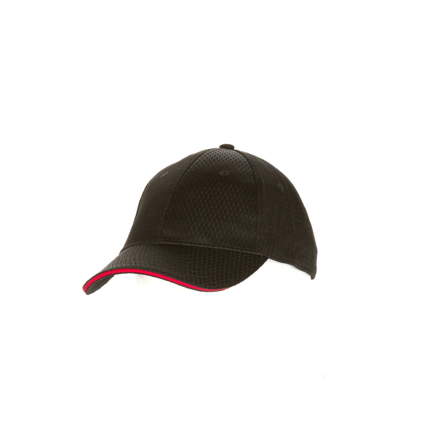 COOL VENT™ BASEBALL CAP WITH TRIM - Red / Black