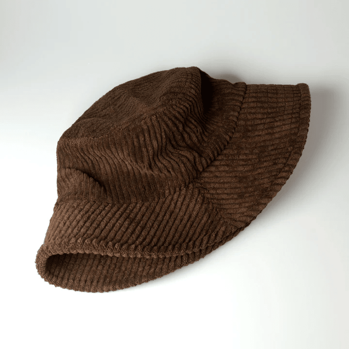 Corduroy Bucket Hat - Chestnut
