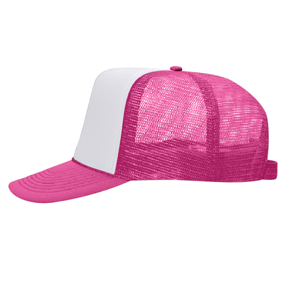 Classic Trucker Hat - Pink / White