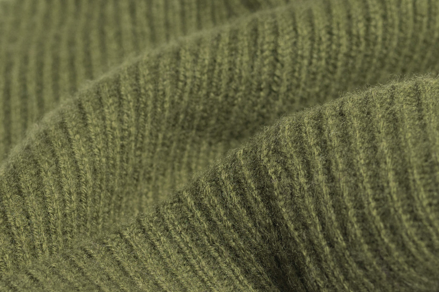 Cashmere Wool Beanie - Moss
