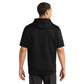 Sport-Tek® Sport-Wick® Fleece Short Sleeve Hooded Pullover - Black